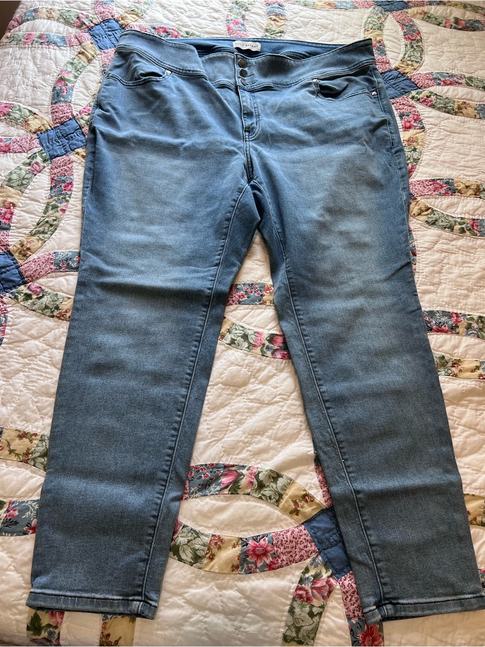 Lane Bryant Flex Magic Waistband High-Rise Jegging Jeans Light Wash 24